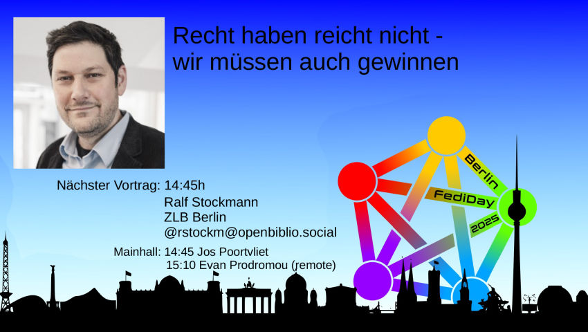 #fediday2025 Ralf Stockmann - Überlegungen zur Zukunft des Fediverse